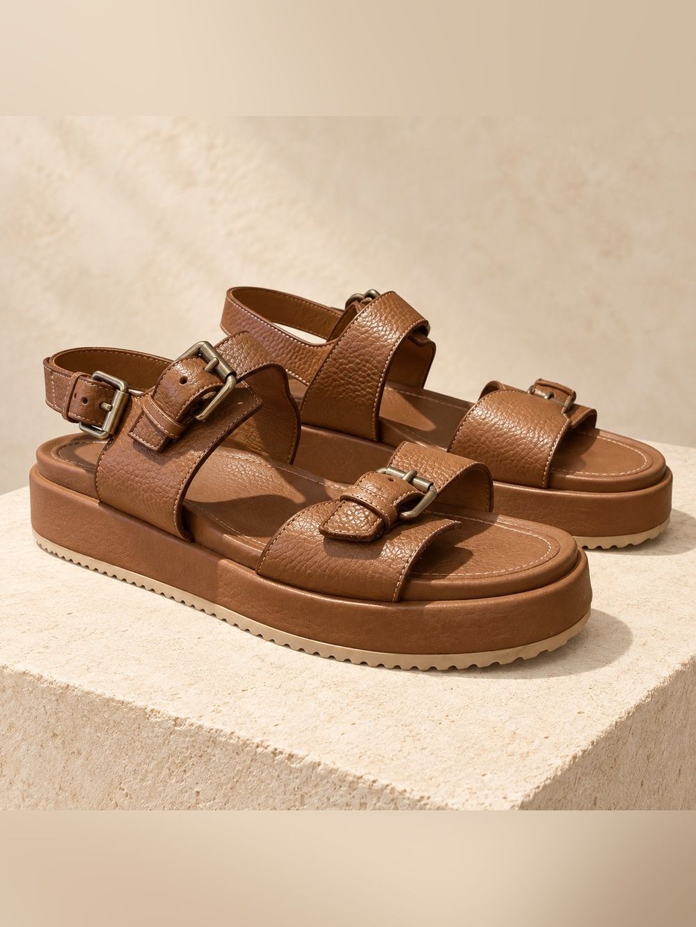 Ann Mashburn Double Buckle Sandals Women’s Sz. 40 (US 9/10)